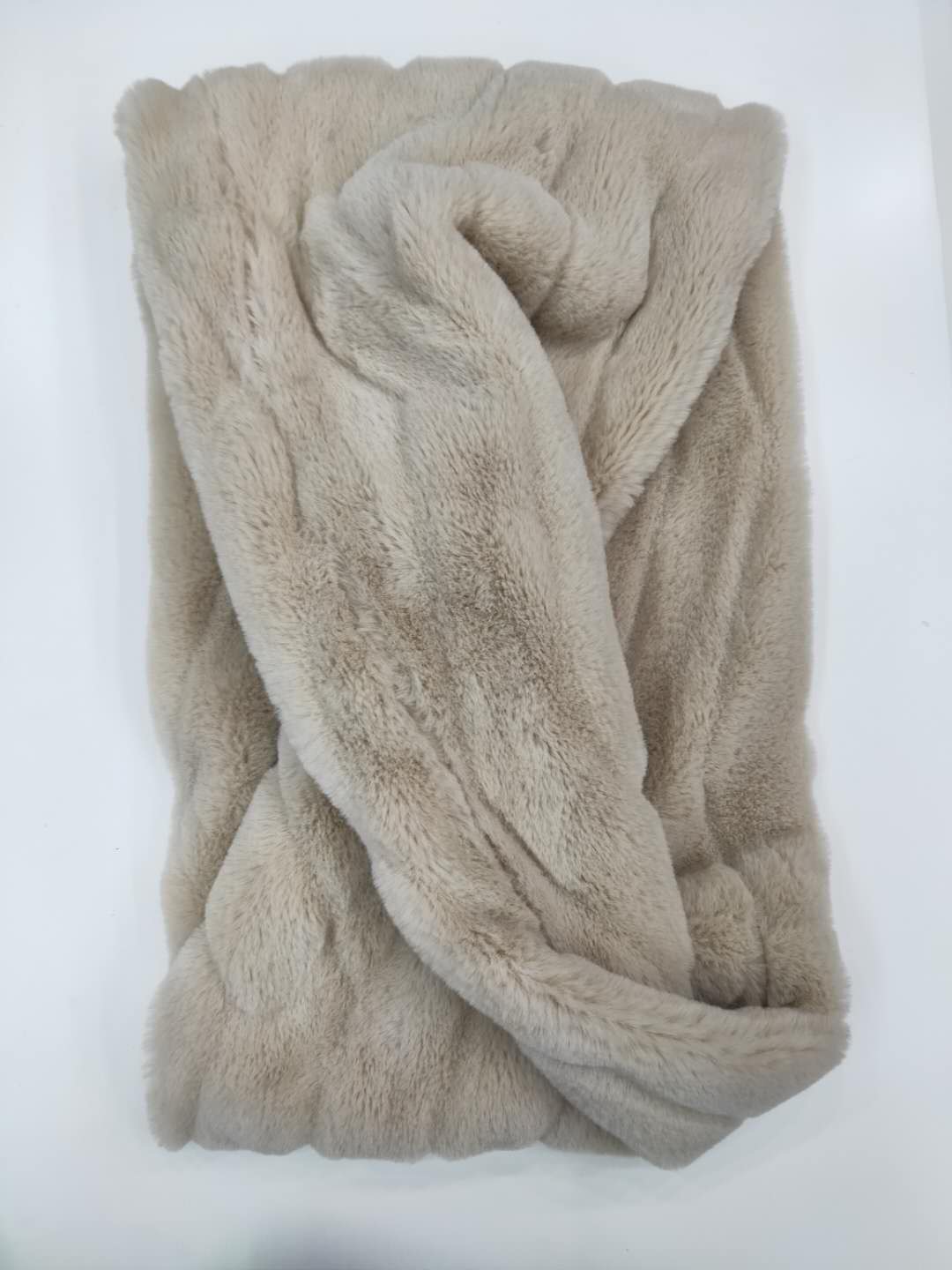 Dongdaemun Soft Imitation Fur Pure Color Rabbit Hair Neck Autumn And Winter Warm Imitation Rabbit Hair Collar Children details Picture