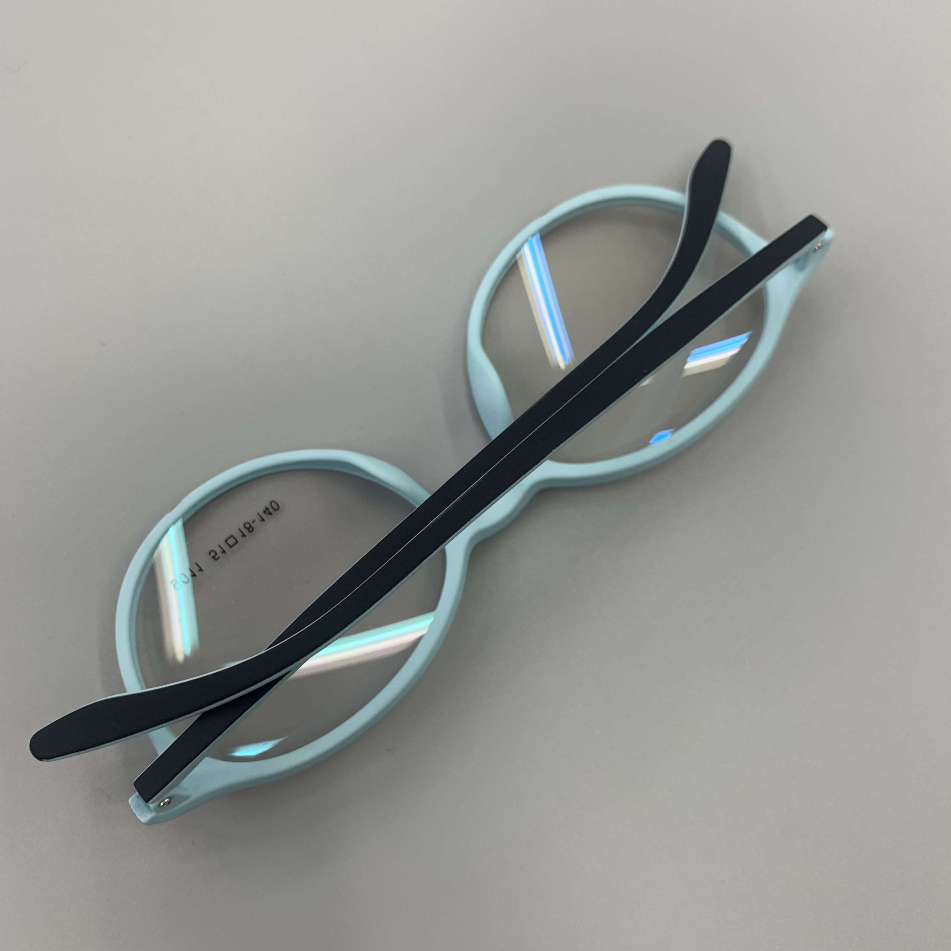 For students, children and girls, Korean-style trendy myopia glasses can be equipped with ultra-light, retro, large face slimming, flat eye frame 222 Specification image