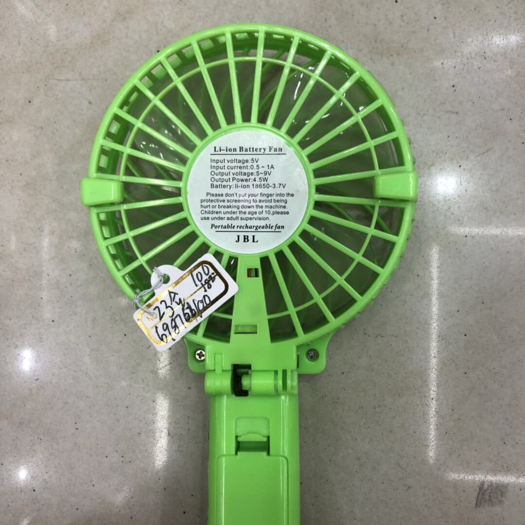 折叠迷你小风扇USB充电便捷式学生办公户外随手拿锂电池手持风扇细节图