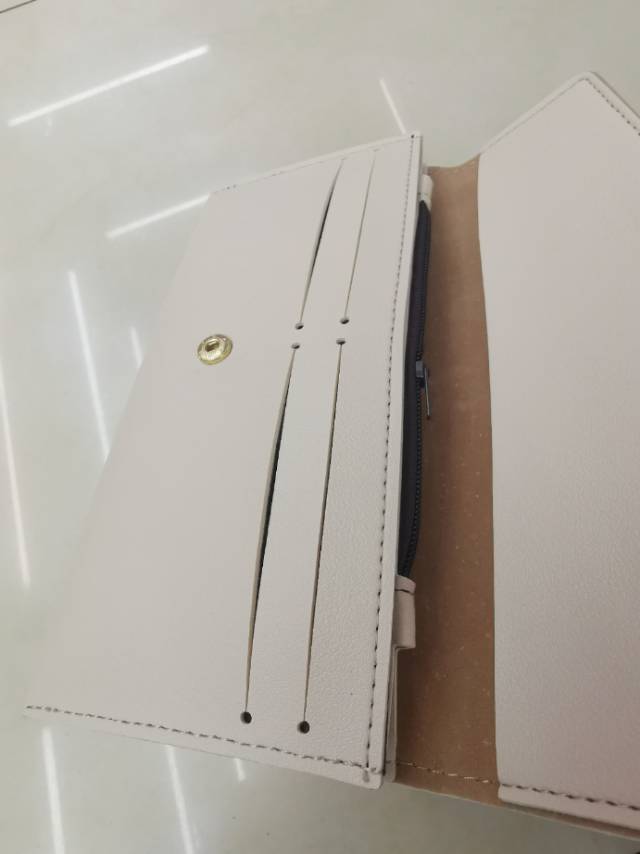 Korean Style Simple Hand Large Capacity Card Bag Lady Hand Purse Purse Purse Purse Specification drawing