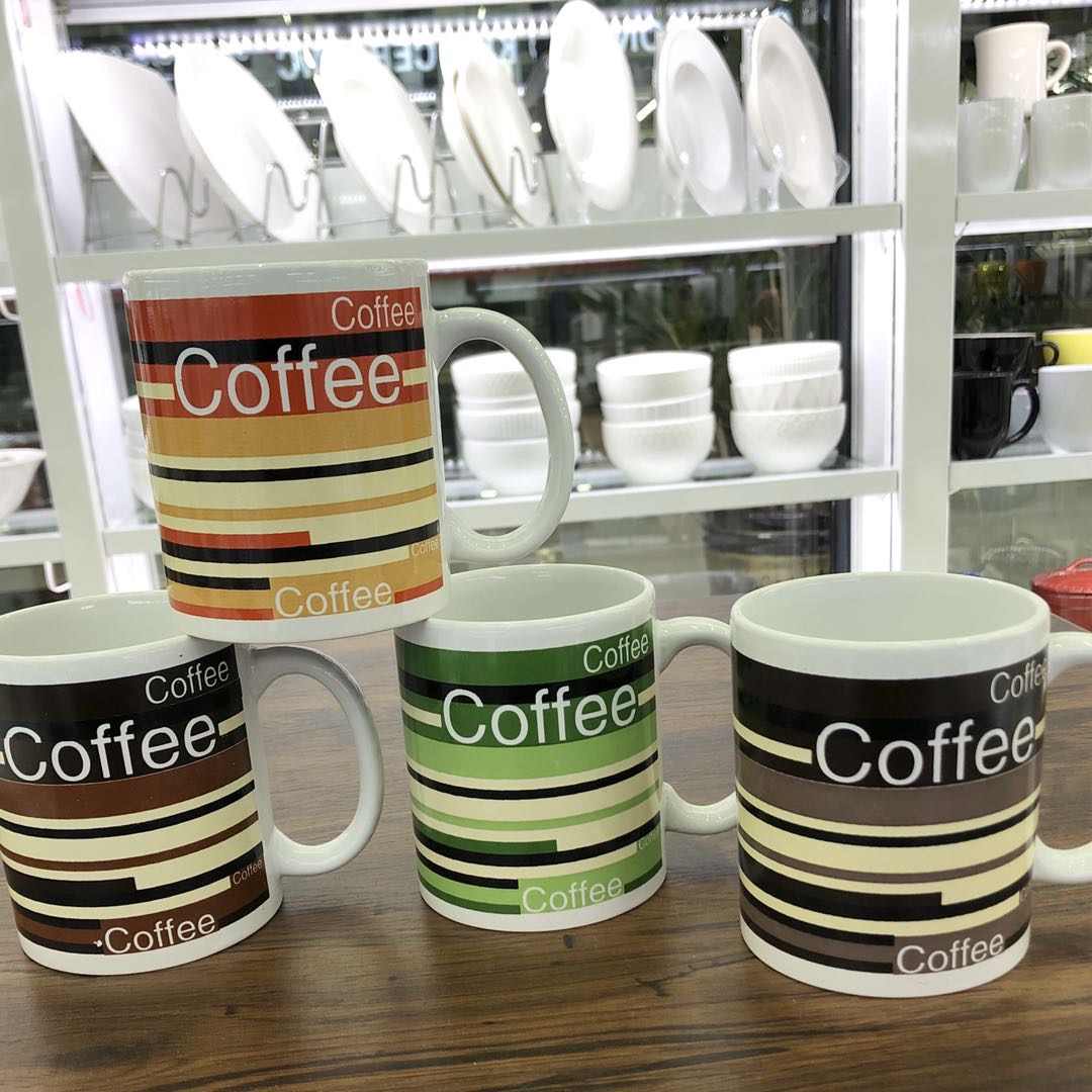 陶瓷马克杯烤花杯咖啡系列四色南美单产品图