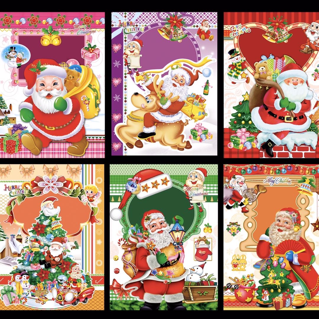 圣诞节贺卡韩国创意立体生日带音乐diy卡通祝福儿童小卡片纸圣诞树