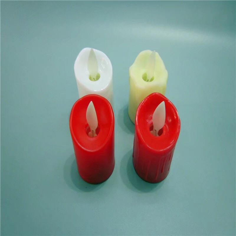 Red LED electronic candle light swinging wedding wedding restaurant clubhouse wave stage props simulation paraffin white thumbnail