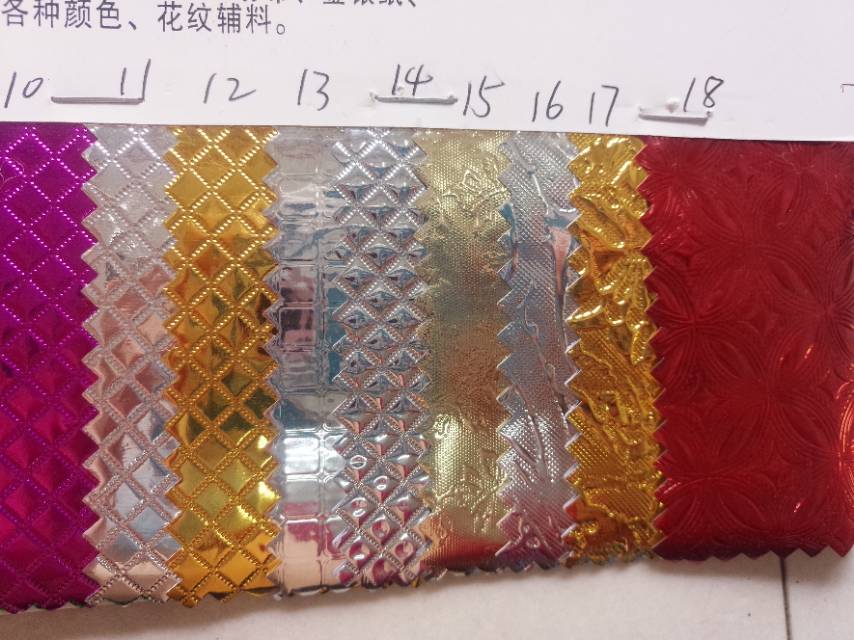 PVC aluminum film 1 factory direct sales, hot-selling new PVC leather, large stock, high, medium and low grade luggage, sofa, shoe materials and fabrics Specification image