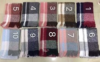 Lady fashion trend loop yarn tartan