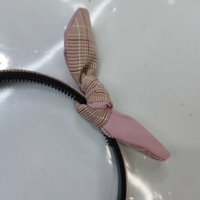 热销新款韩版小女生时尚布艺发箍公主发箍头扣细节图