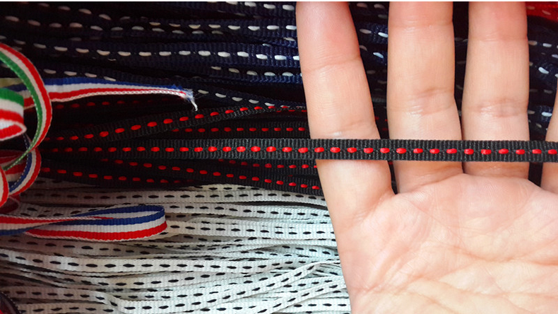 Manufacturers Direct Sales Diy Color Striped Ribbon Ribbon Diy Clothes T Shirt Shoes Hat Decorative Ribbon Ribbon Clothes Wrapping Cloth Strip Accessories
