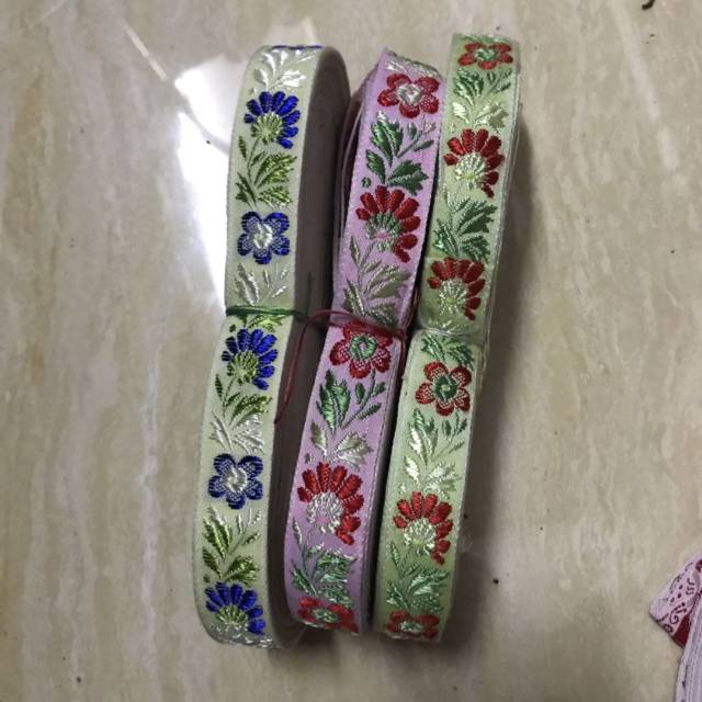 织带辅料/织带/提花织带/丝带材料/蝴蝶结细节图