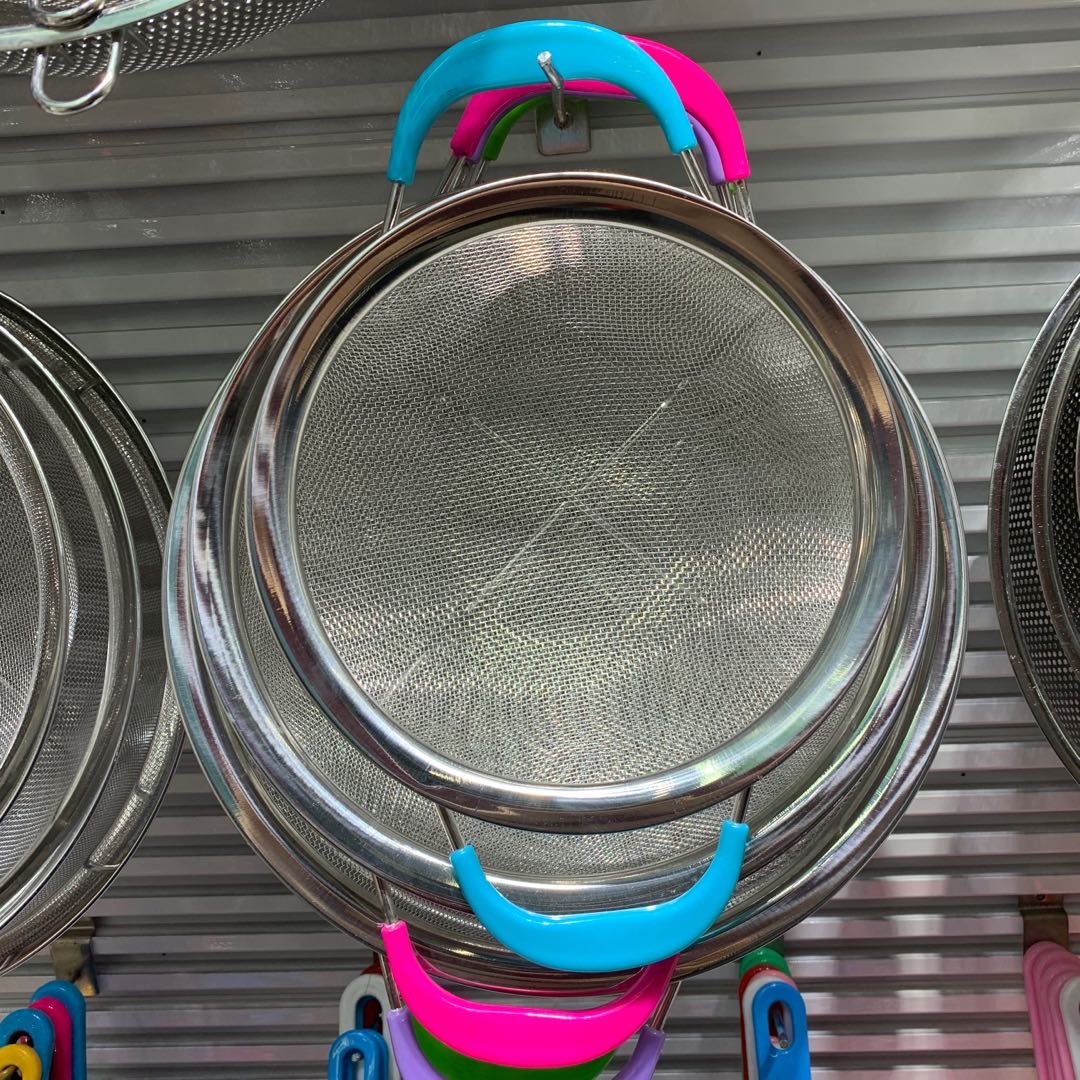 双耳硅胶四角网蓝