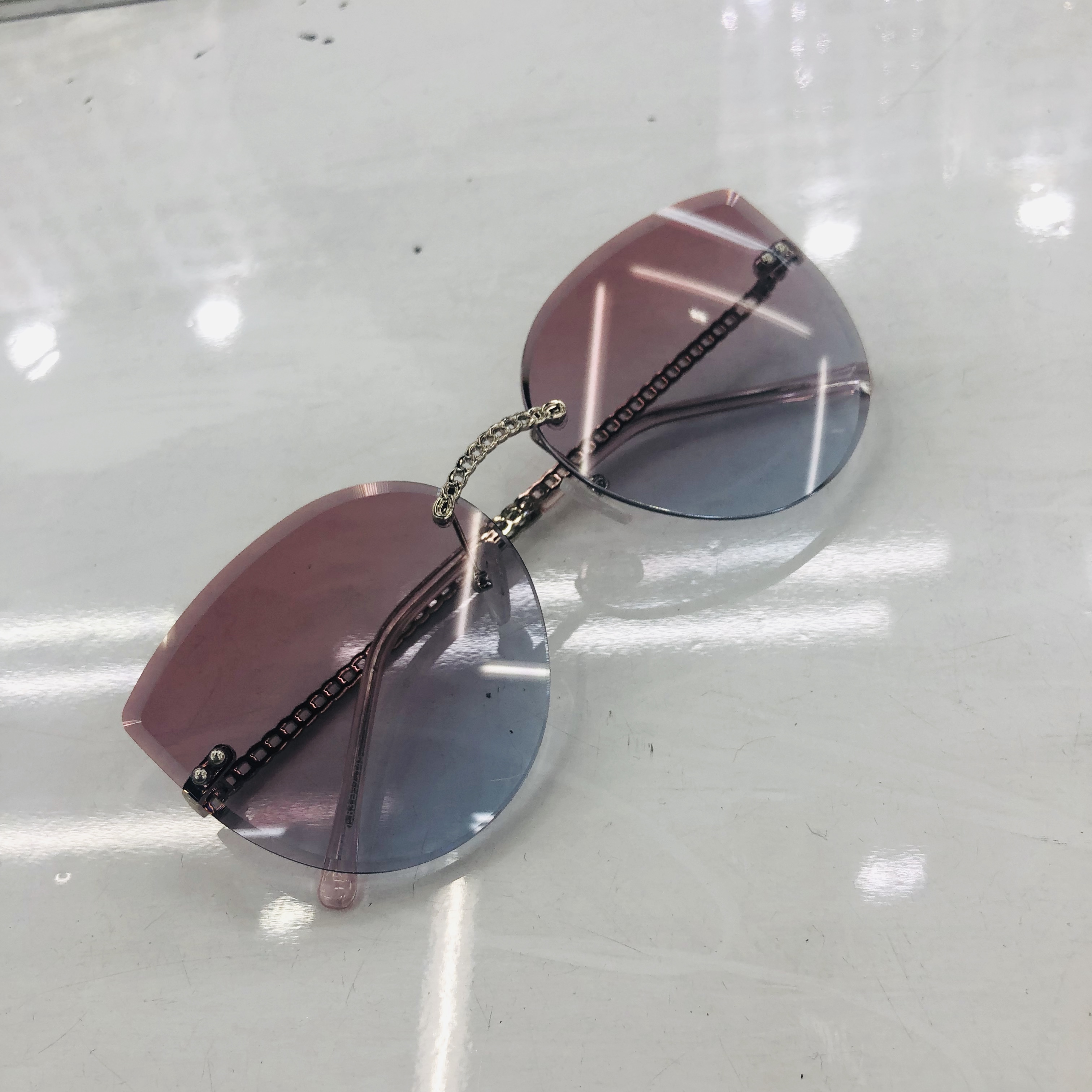 Sunglasses metal fashion versatile safe driving anti-UV glasses wholesale for both men and women thumbnail