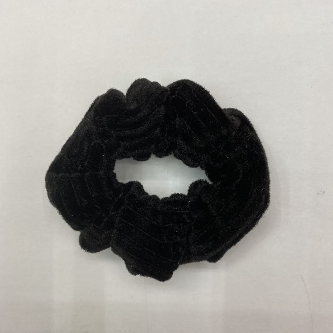 热销经典成熟简约大方丝绒条纹绒布女士头花