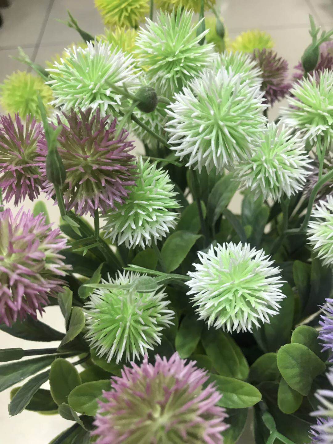 Yiwu Lili Flower Shop's wholesale site arrangement for artificial plant PL930-5PF details Picture