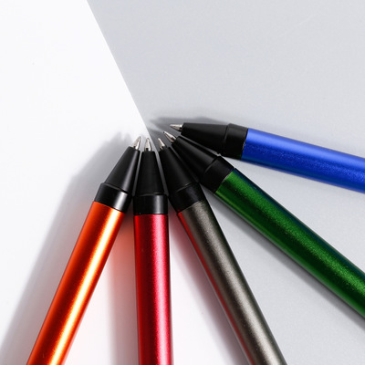 New Signature Pen Press Metal Ballpoint Pen Business Office Pen Metal Neutral Pen Advertising Pen Custom Logo Specification drawing