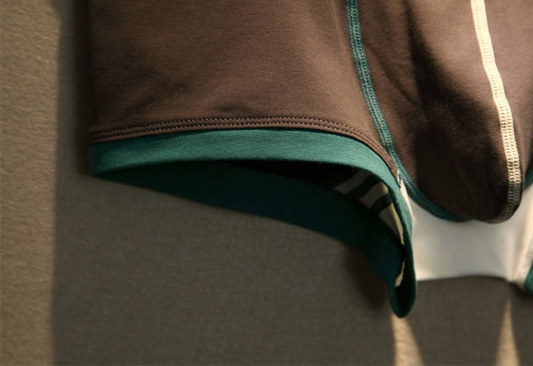 Underwear Pure Cotton Sexy Young Boys Personality Solid Color Breathable Fashionable Male Korean Boxer Shorts Specification drawing