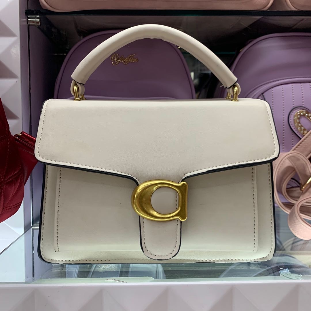 淑女米色女手提包斜挎包单肩包链条包