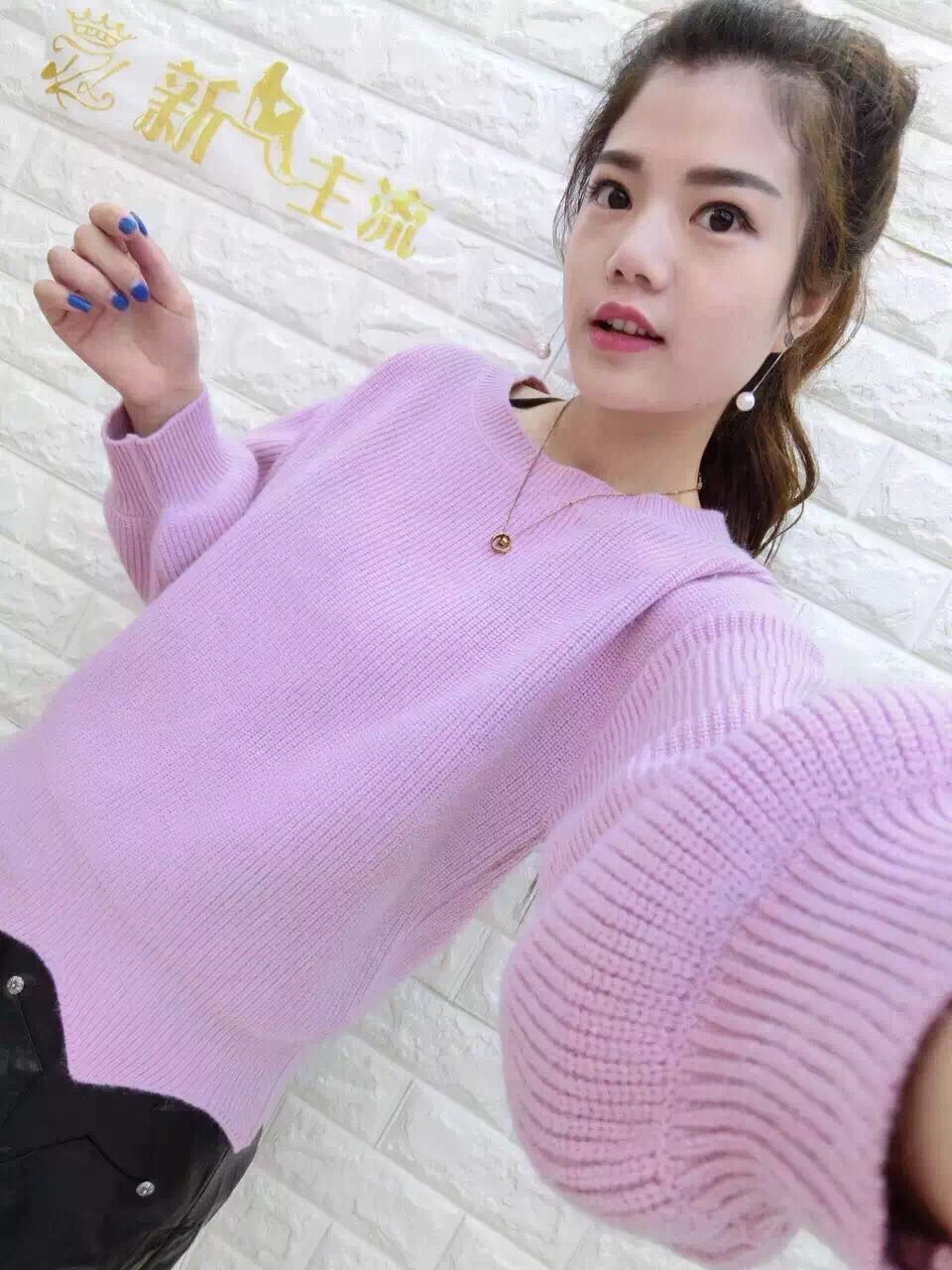 The new Korean version of women's sweaters comes in a variety of colors. Welcome both new and old customers to visit. Specification image