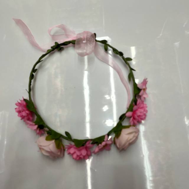 森女系仿真花朵花环头饰发饰海边度假头花影楼摄影新娘伴娘配饰