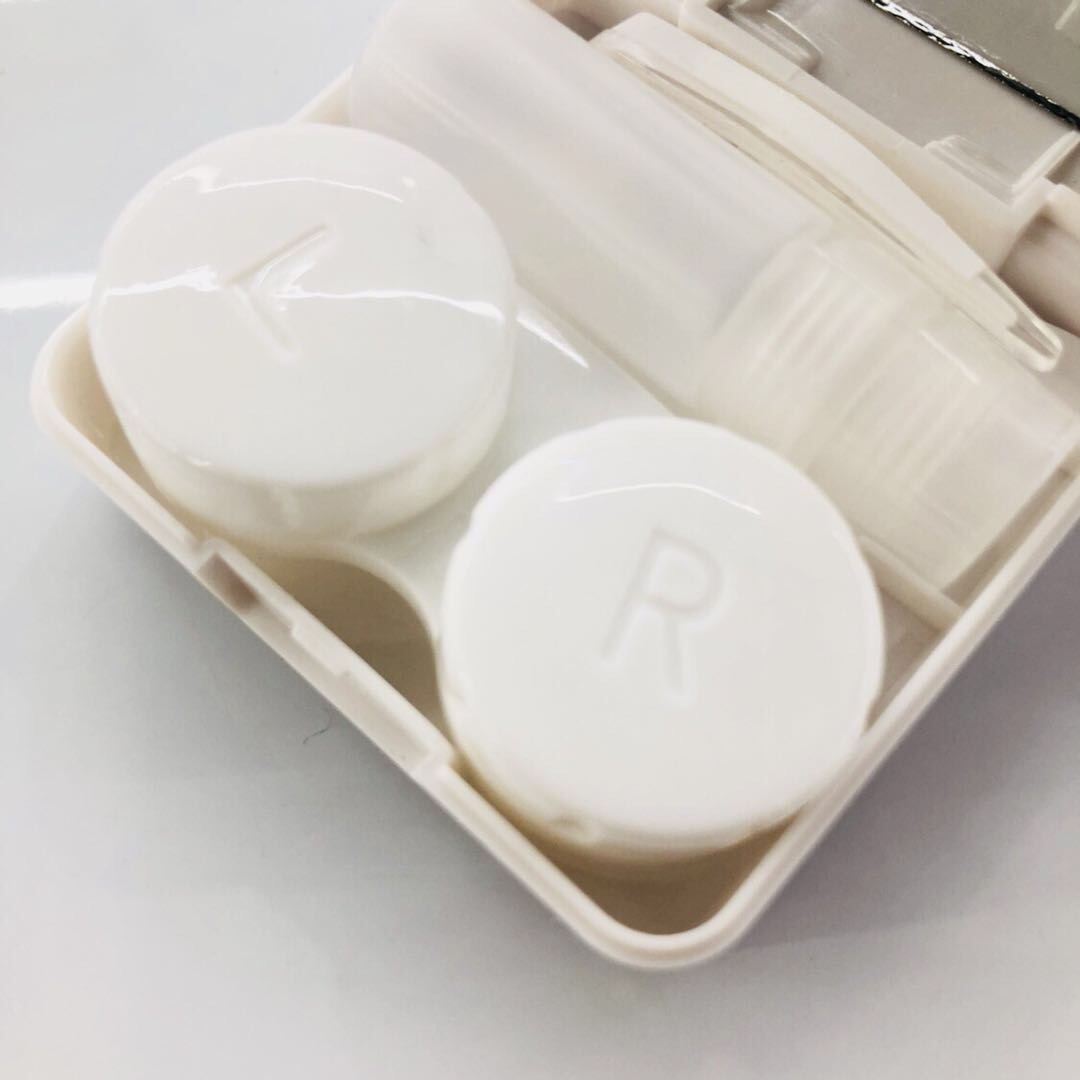 Simple and portable contact lens case, beauty contact lens care companion box, beauty contact lens box details Picture