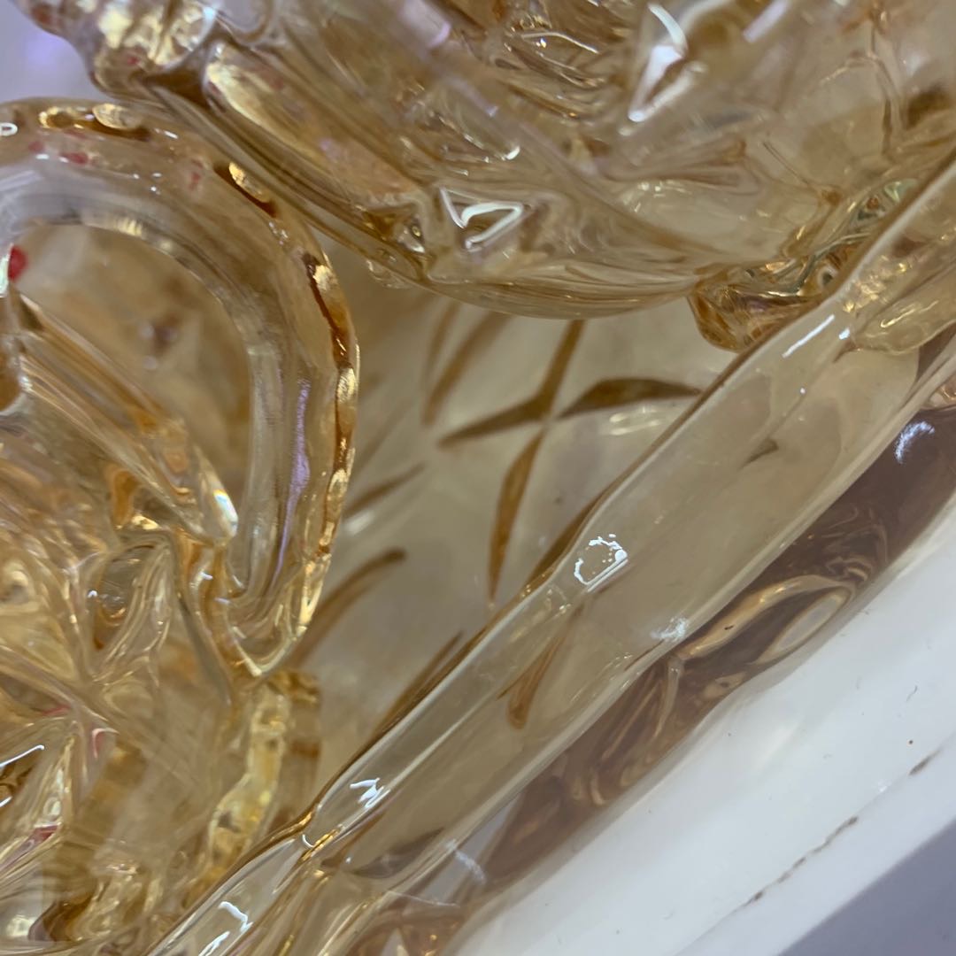 礼盒装琥珀色6杯+1托盘水具7件套装产品图