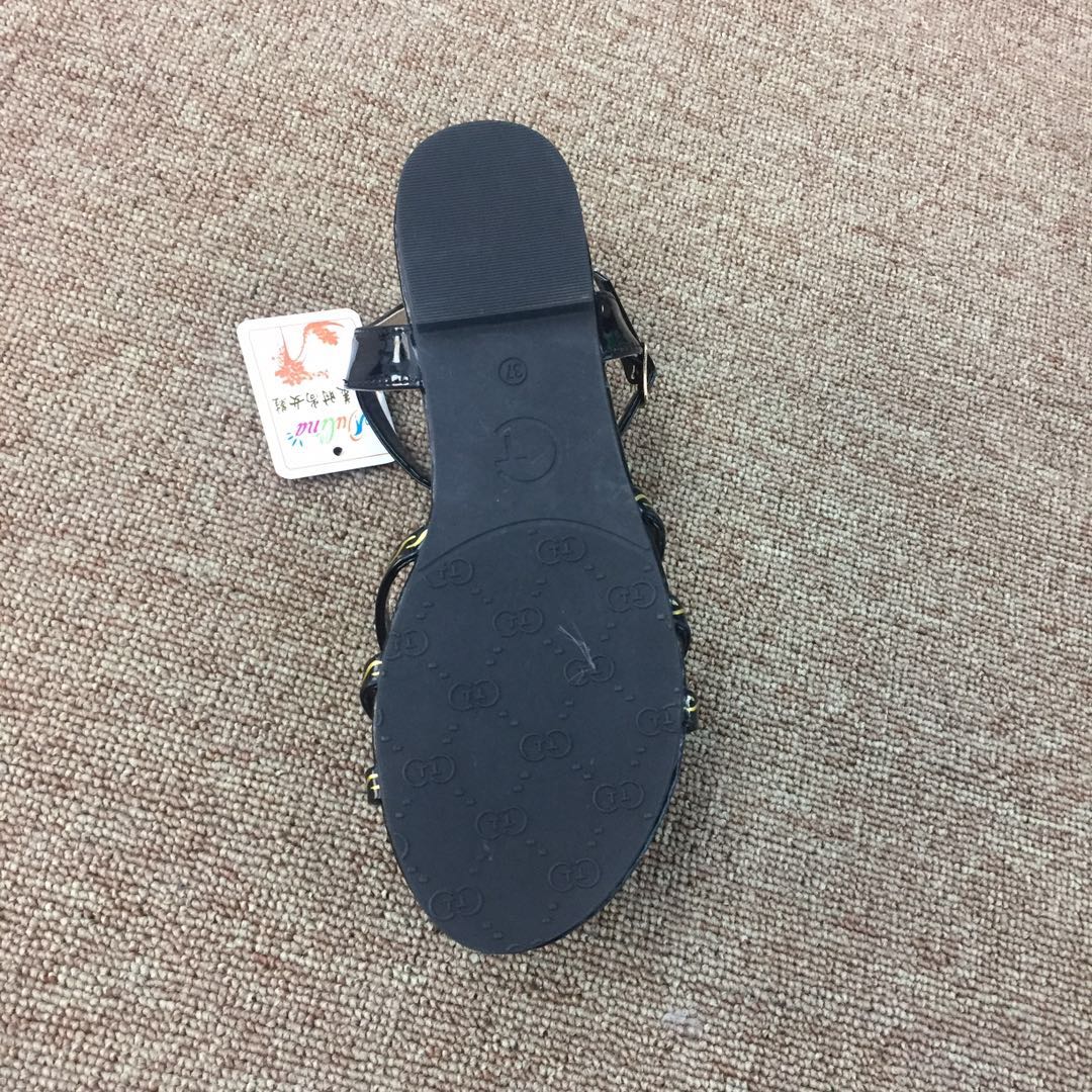 2020 Summer New Leather Casual All-Matching Flat Shoes Roman Platform Women's Shoes Specification drawing