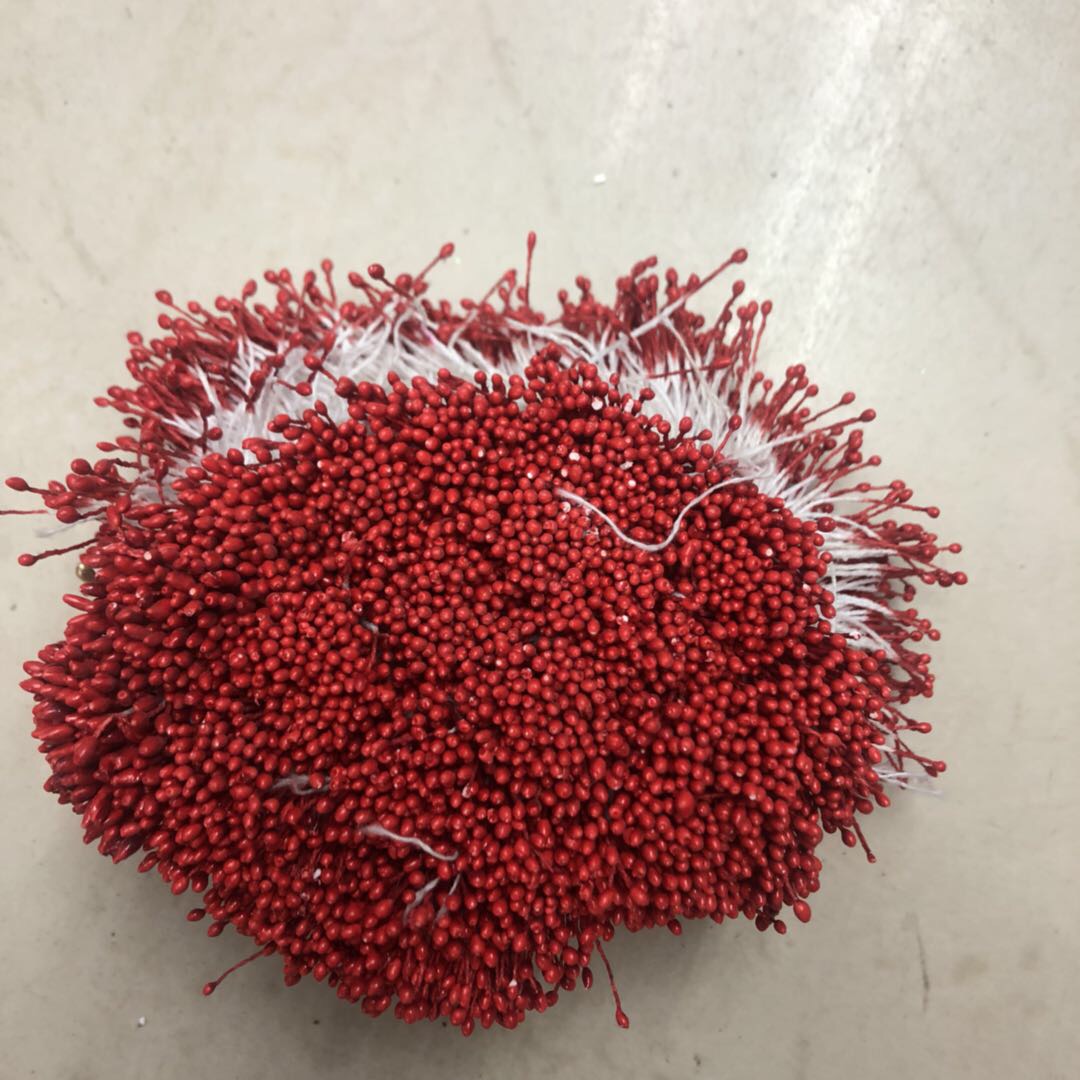 丝网花材料彩色铁丝丝袜花仿真花工艺红色铁线DIY仿真花材料产品图