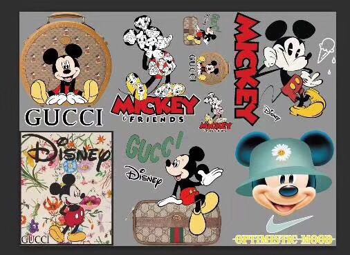 Close-up of Mickey Mouse Print Detail