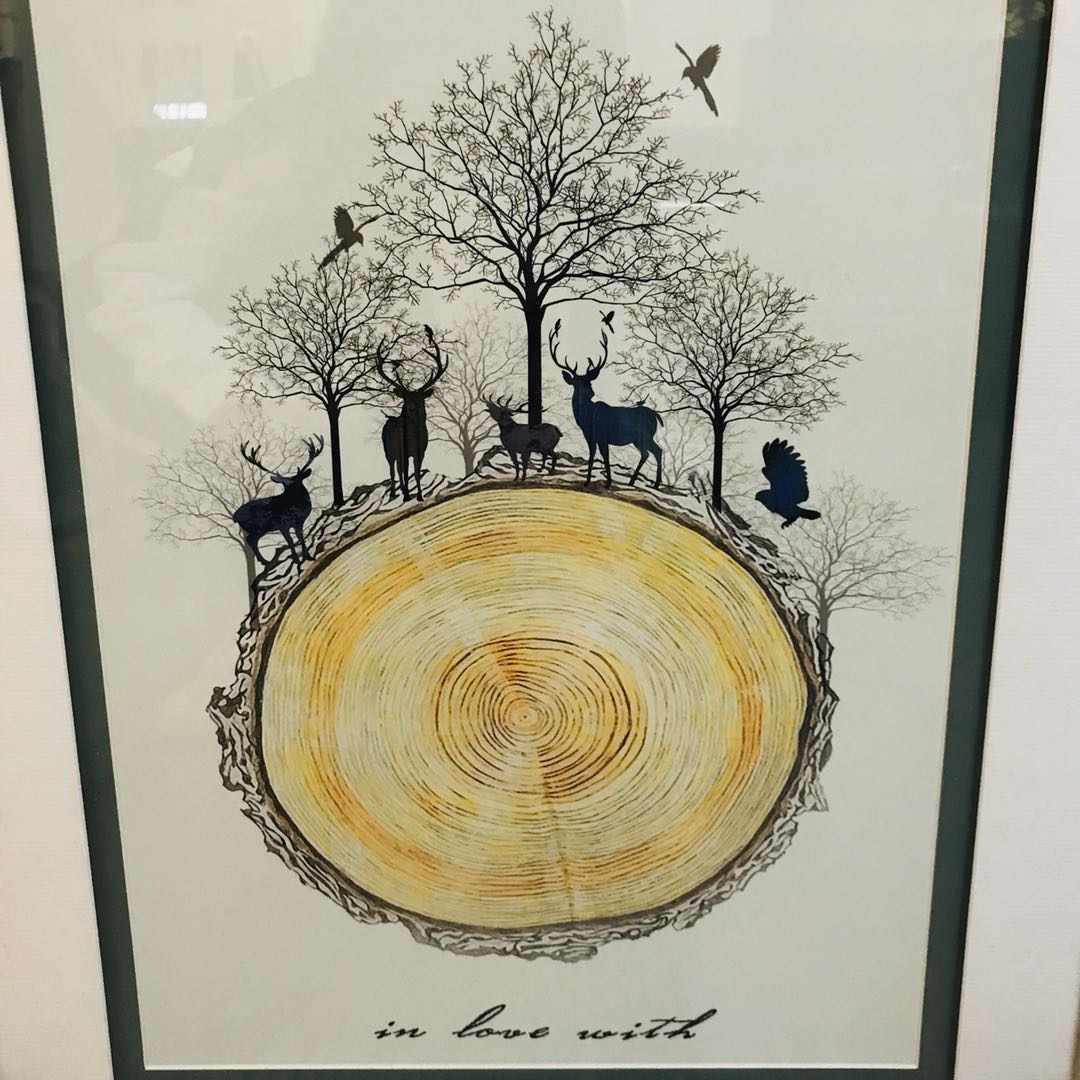 装饰画/挂画/穆斯林用品阿拉伯/中堂画玉雕/三联画产品图