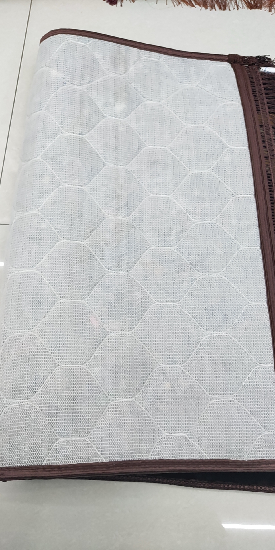 Islamic Brown Flower Design Mat Specification drawing