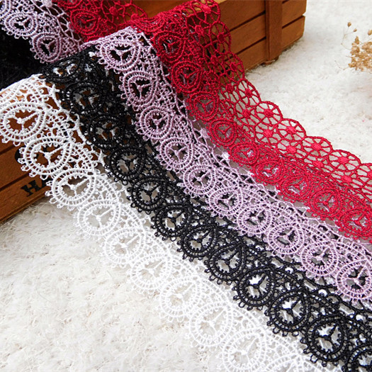 彩色水溶镂空蕾丝花边手工diy衣服裤子头饰布艺装饰辅料