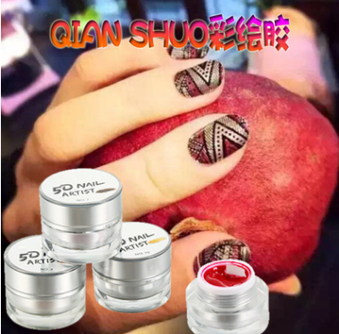 QSQ fiber Nail varnish paint adhesive