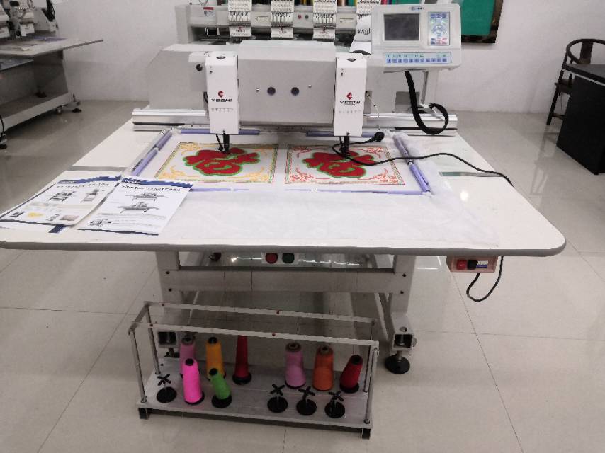 Multi-functional hybrid computerized embroidery machine