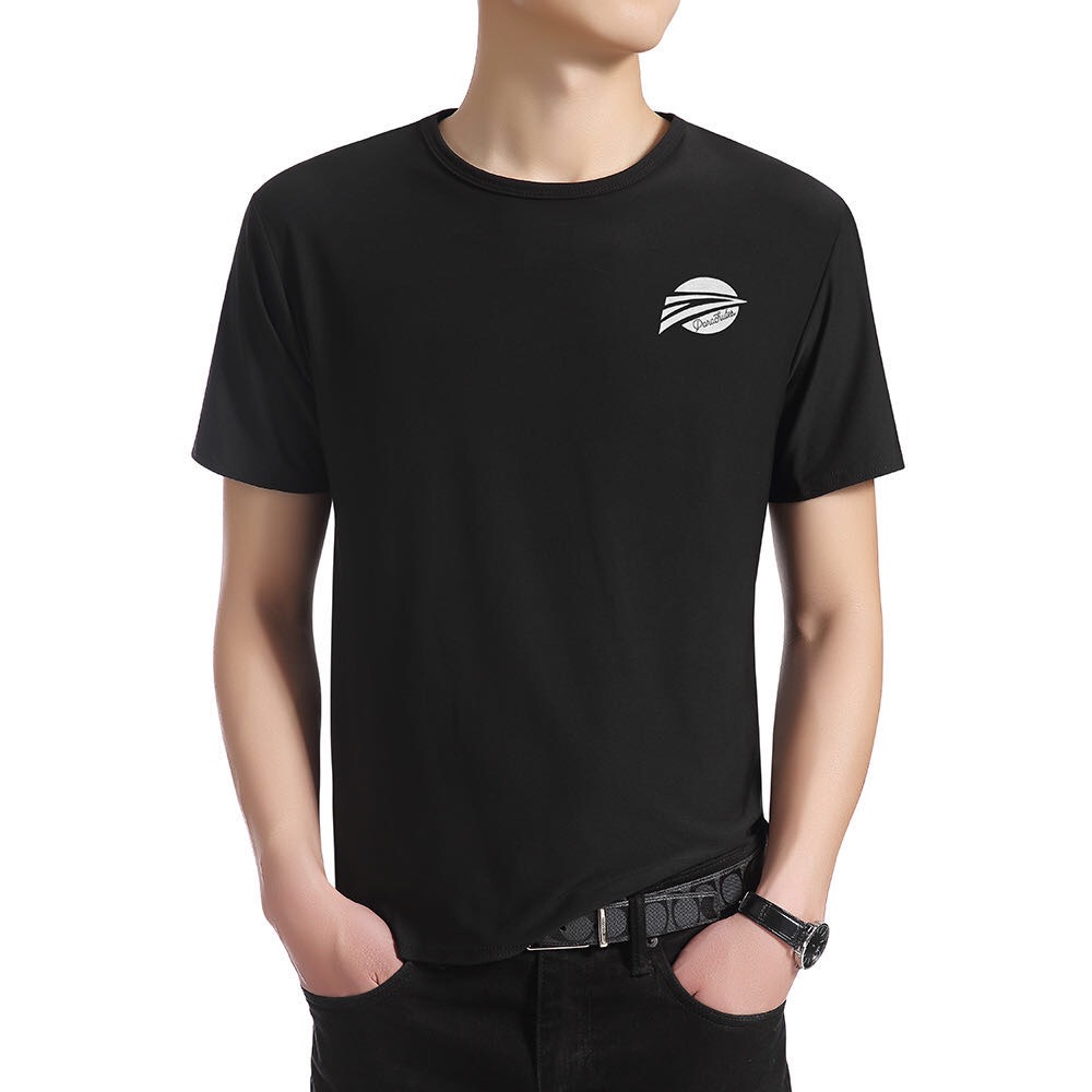 Short-Sleeved Men's T-Shirt Summer Fitness Sports Crewneck Undershirt Undershirt Underwear