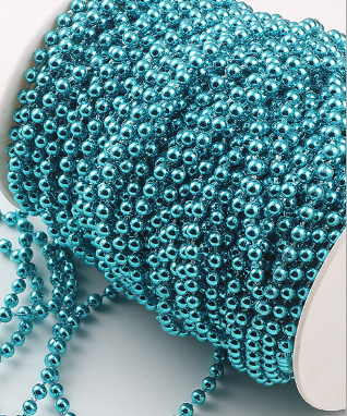Christmas Plating Fixed Wire Bead Clothing Accessories Cotton Thread Bead Chain Positioning Bead Curtain Bead Custom Code Roll details Picture