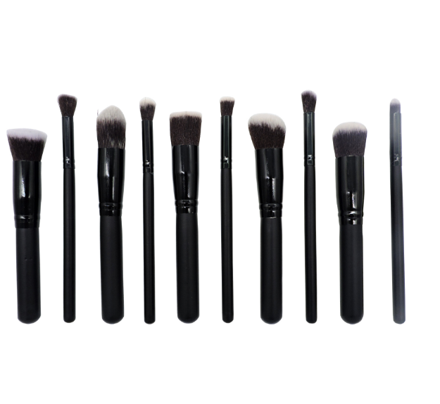 Cash on delivery: 10 sets of 5 large and 5 small makeup brushes, portable beauty tools Specification image