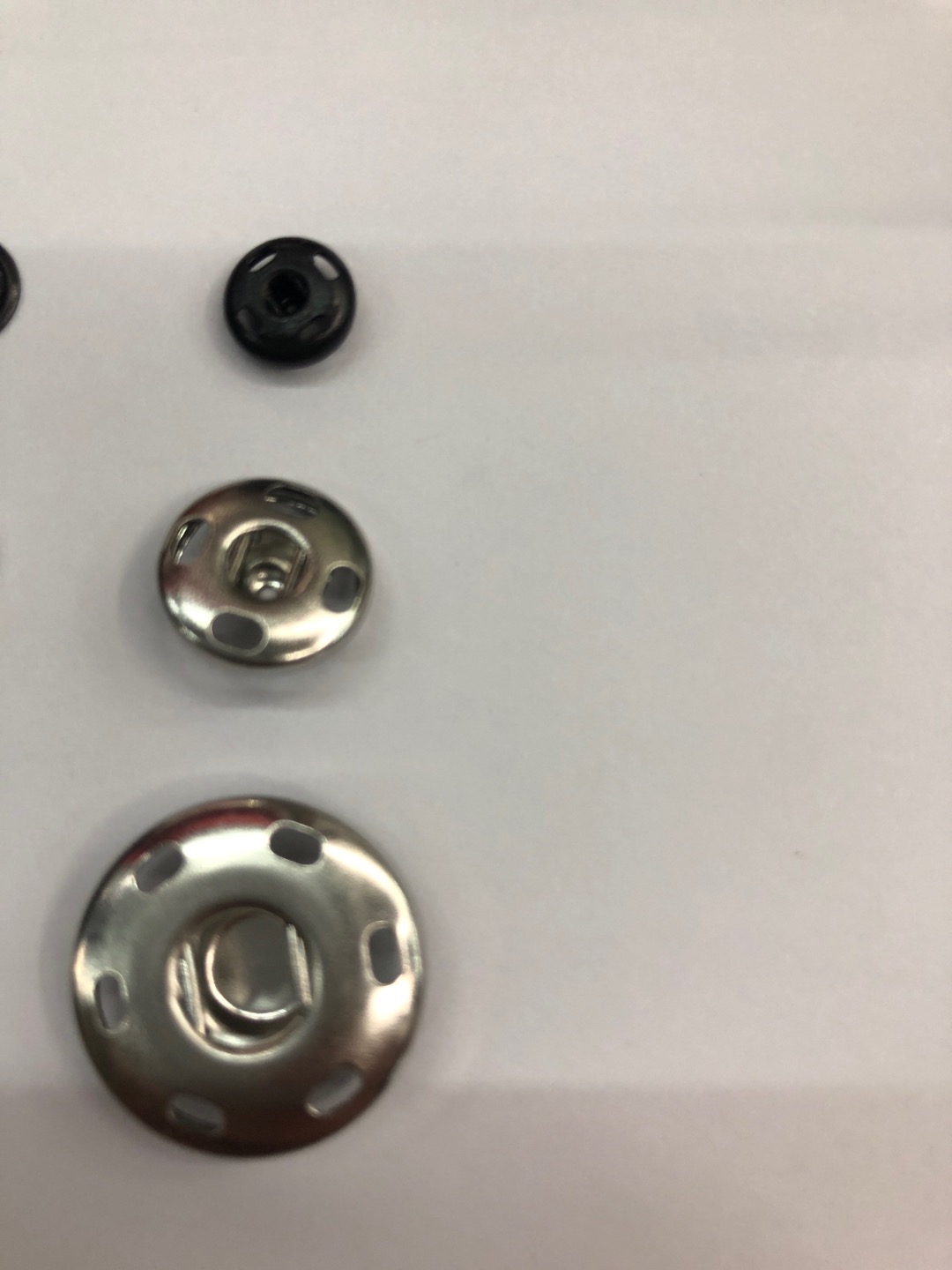 Metal buttons for clothes, large coat buttons, snap fastener accessories, large nail buttons without sewing, invisible mother-and-child buttons, concealed buttons, snap fasteners Specification image