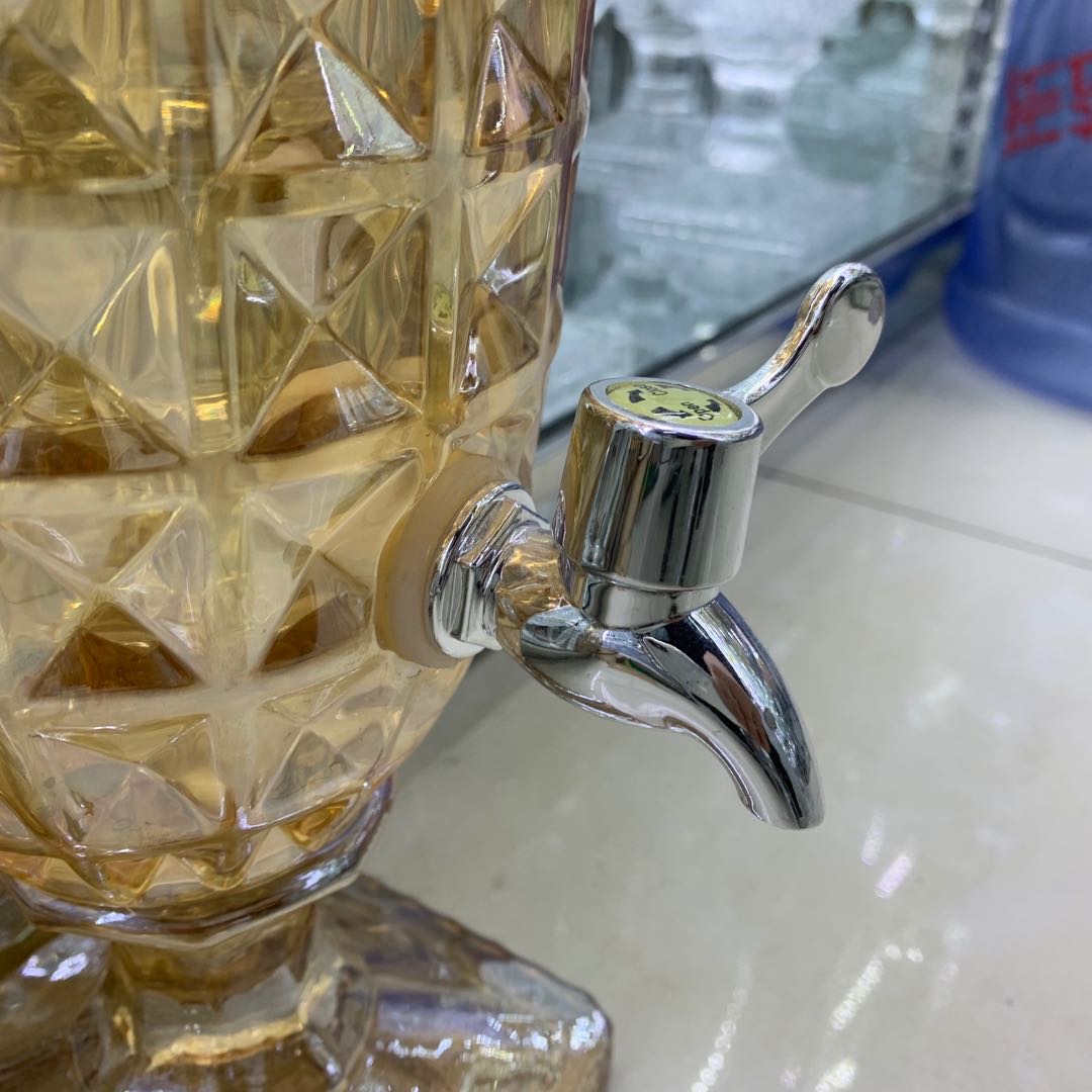 果汁缸茶色透明耐热果汁碗汤沙拉碗甜品微波炉饭碗碟产品图