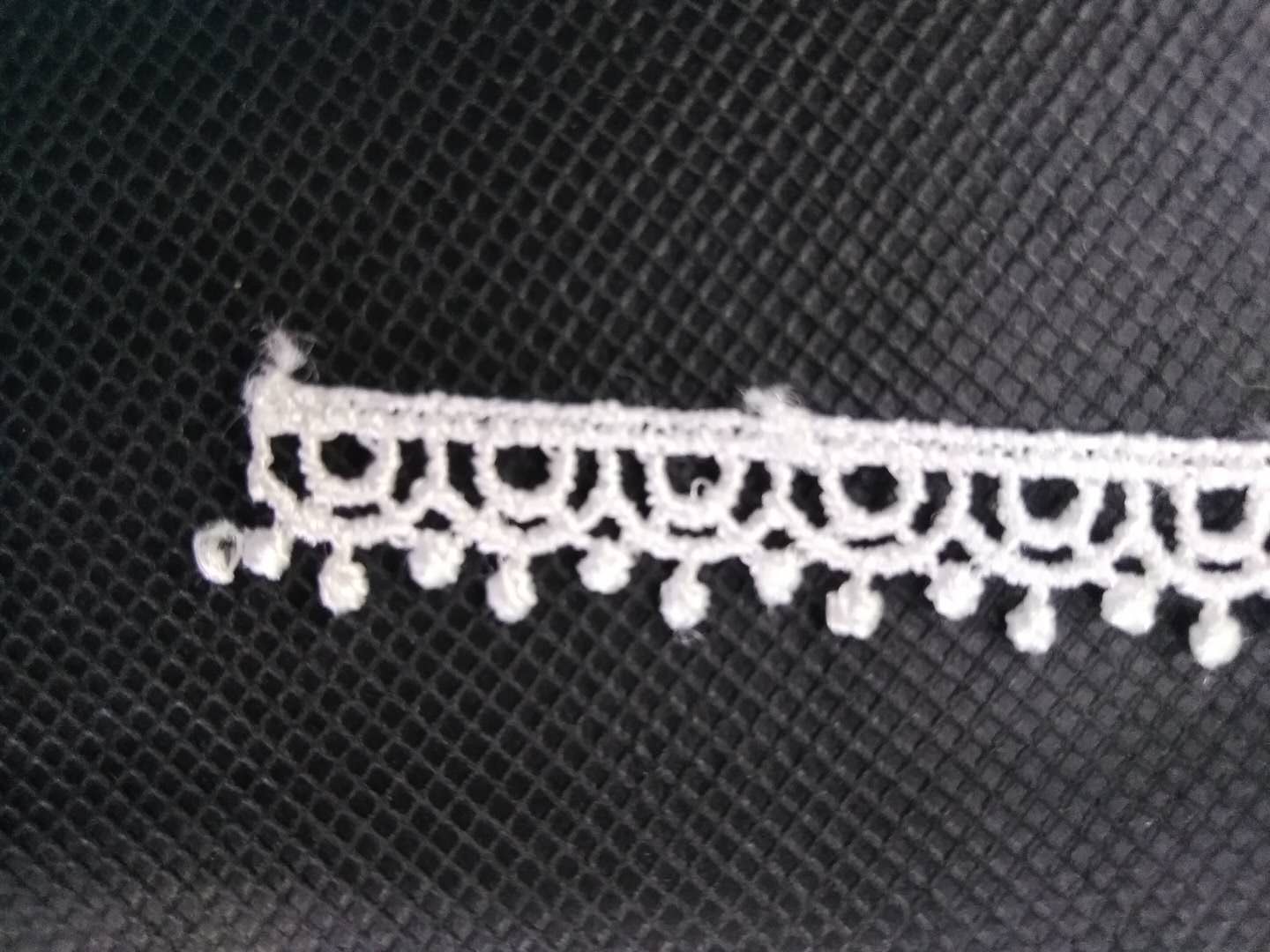 Lace, polyester filament lace, water-soluble embroidered lace, wholesale soft decoration lace details Picture