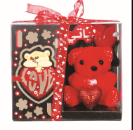 小熊精品礼盒情人节创意礼品婚庆圣诞节礼物图