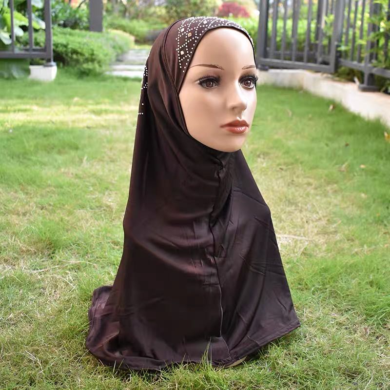 围巾女士时尚百搭爆款薄款穆斯林包头头巾详情图1