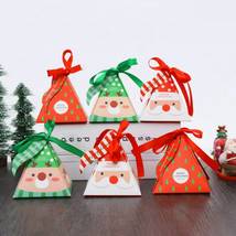 圣诞礼盒礼品盒礼物盒韩式礼盒批发三角小号圣诞节礼品包装盒