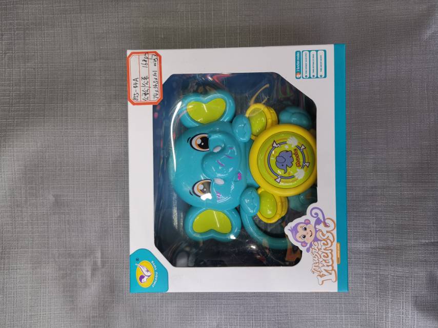 Baby elephant shape children's electronic toy piano colorful plastic material