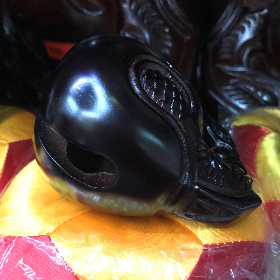 桂柚木鱼实木香樟深红棕色礼佛佛教用品法器寺庙家用鱼雕摆件包邮细节图