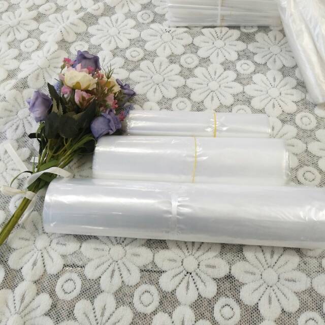 100 a roll of transparent opp bags self-adhesive bags food grade bags jewelry accessories bags large quantity from the spot wholesale