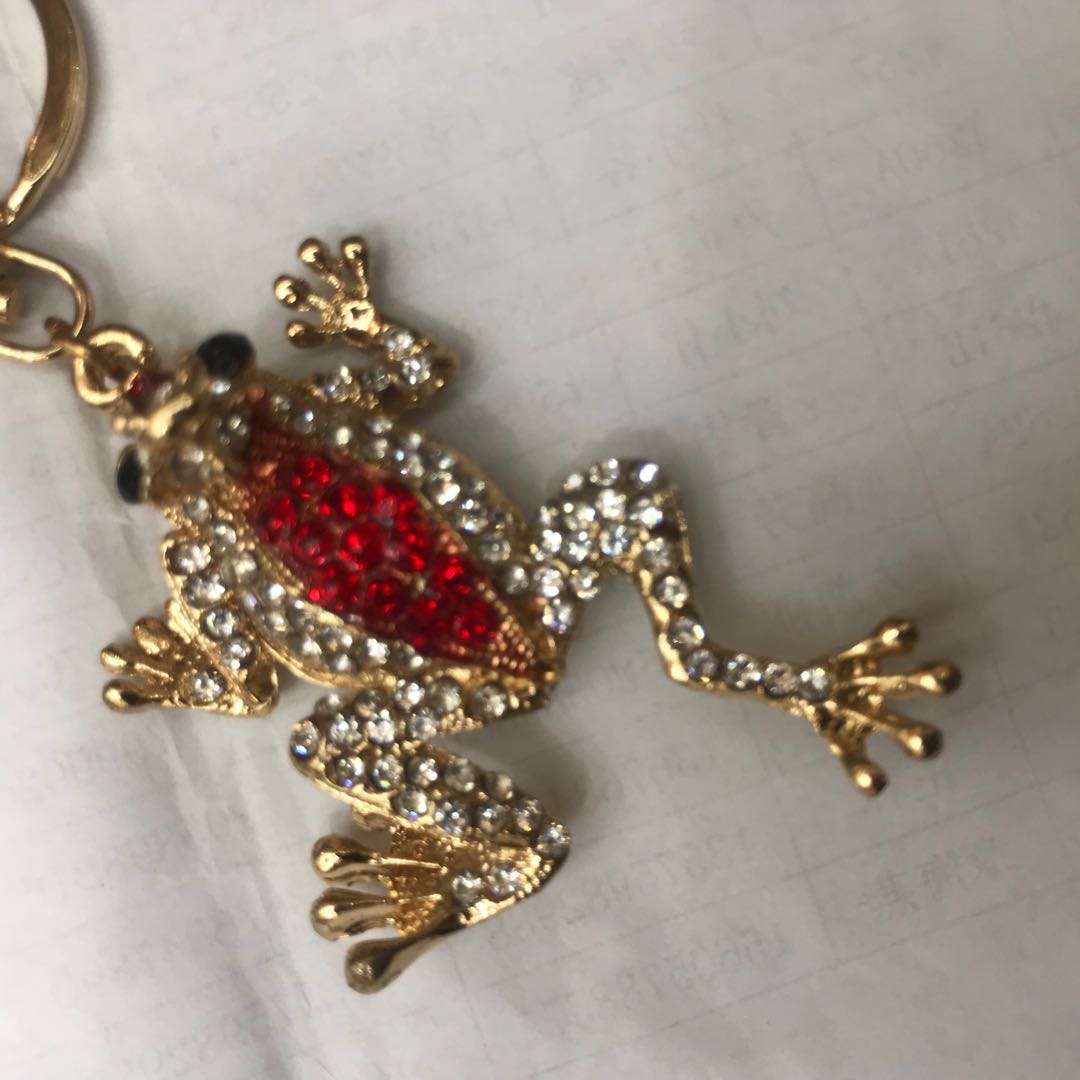 Recommended keychain Frog series pendants for Internet celebrity bestsellers details Picture
