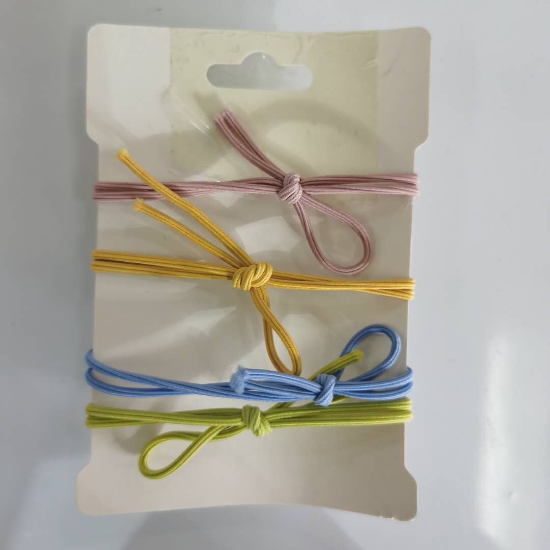 A new Korean-style fashionable and stylish ladies' hair band with a smiling face and candy color, featuring a fresh and clean leather band Specification image