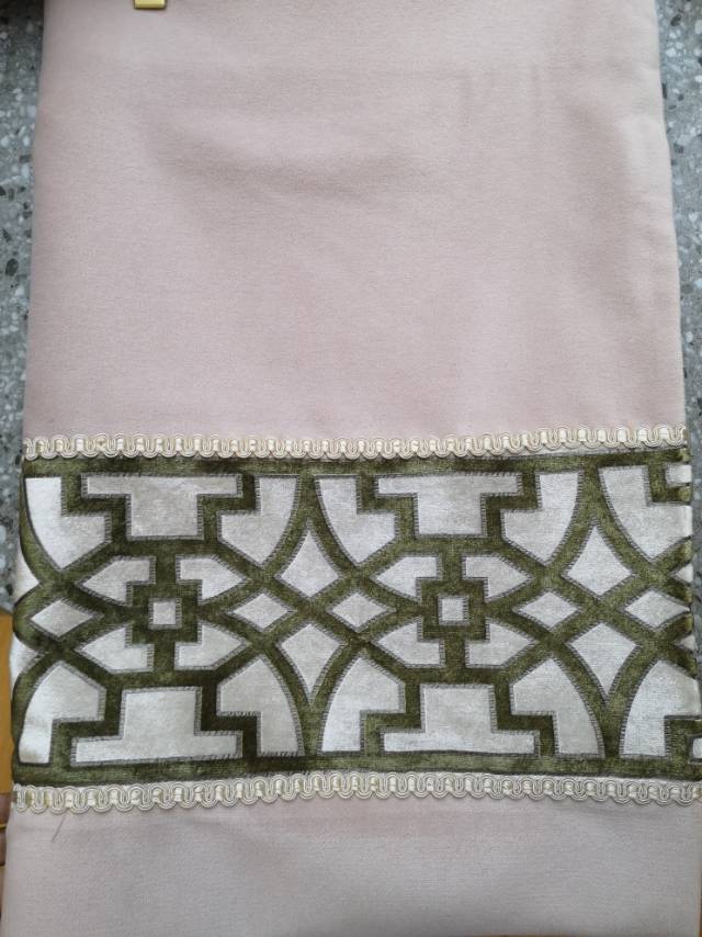 Browns Simple European Atmosphere Light Luxury Girl Style Bedroom Curtain Specification drawing