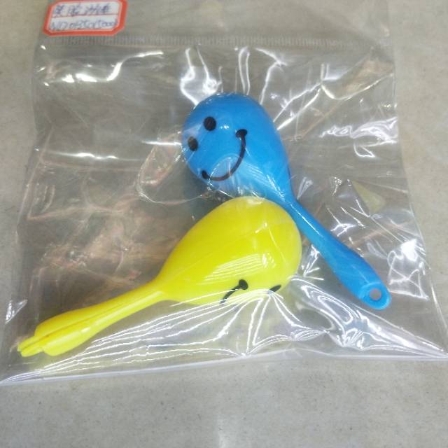 ABS儿童玩具笑脸沙锤产品图
