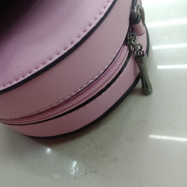 Girls Backpack Light Pink Flower Pattern Student Cute Baby Backpack Specification drawing