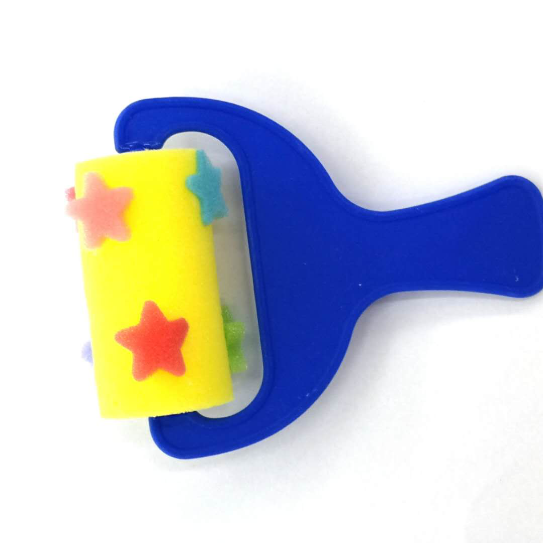 儿童DIY小孩绘画滚筒花卉印章涂画工具套装细节图