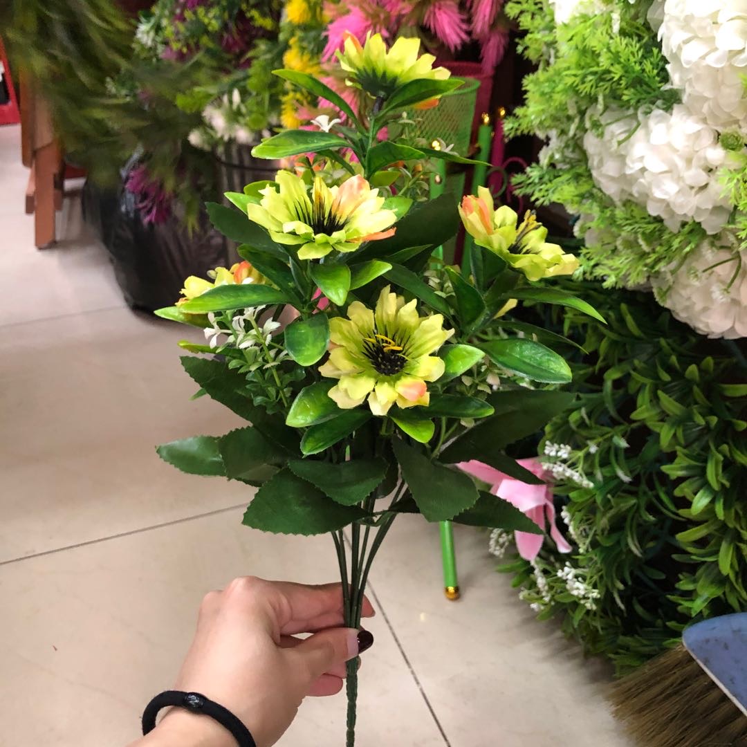 花瓶搭配花艺假花仿真花客厅酒店装饰摆设花艺